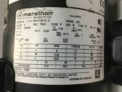 USED MARATHON LVH 56H17T2017A