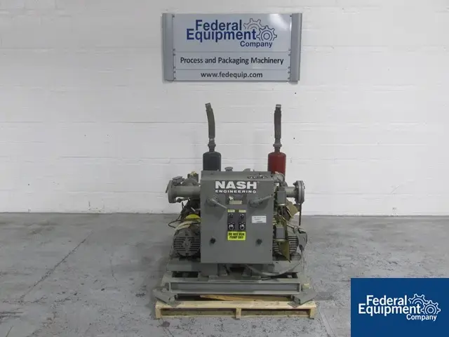 Used Nash Nash Vacuum Pump System, Model SC 2/7, C/S, 200 CFM, 10 HP, (2) Vacuum Pumps Ohio US | Federal Equipment Company #128330