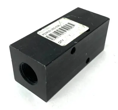 USED POLYCONN PNEUMATIC MANIFOLD 3-PORT 1/4” NPT OUT 3/8” NPT IN