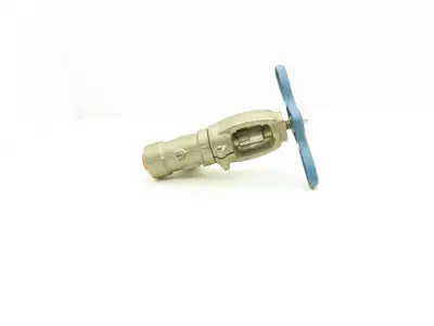Conval Globe Valve Clampseal Angle Pattern Stop 3/4" Socket Weld 1500psi