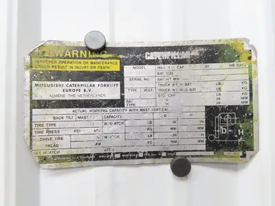 Caterpillar EP18KT Forklift Steering Column Shroud Cover With Key & Switch CAT