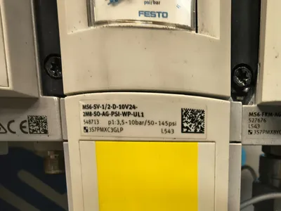 Festo MS6-EM1-1/2-S-UL1 Other Hydraulics & Pneumatics | ESS Industrial Equipment Sales (11)