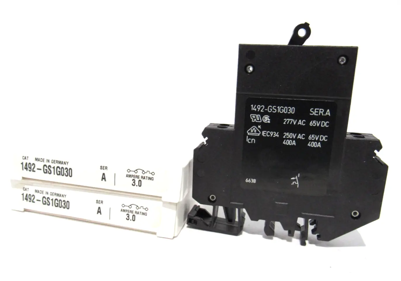 LOT OF 2 ALLEN BRADLEY 1492-GS1G030 CIRCUIT BREAKER 1492GS1G030 NEW SURPLUS