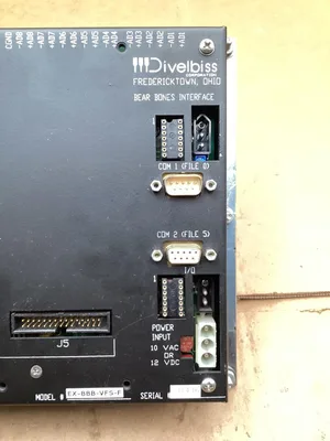 Divelbiss Flame Plasma Analyzer Operator Interface Panel;  EX-BBB-VSF-F