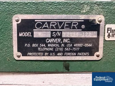 Used Carver 12 Ton Carver Platen Press, Model 4120 Hydraulic Presses Ohio US | Federal Equipment Company #1516565