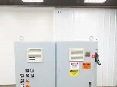 Hoffman Electrical Enclosure Control Panel 60x49x12" JIC 30A Breaker A60X4912