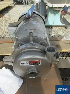 USED Waukesha Cherry-Burrell 2" x 1.5" Waukesha Cherry Burrell Centrifugal Pump, S/S, 10 HP