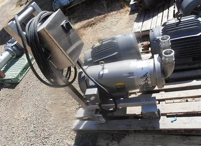 Pump, Centrif., 10 HP, S/st, 2" In/Out, Powder Pump #S741993