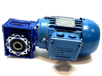 New | in-Stock WEG Motor 0.75kW 230/460V i=20 w/Lenze Worm Gearmotor GSN05-1NHAR Gearmotors Michigan US | Maverick Industrial Sales #1394321