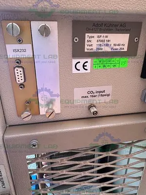 USED KUHNER ISK-1-W REFRIGERATED INCUBATOR SHAKER W/ HUMIDITY 15C BELOW AMBIENT TO 60°C