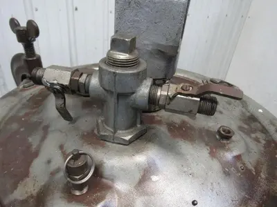 5 Gallon Galvanized Steel Pressure Pot Tank W/Agitator