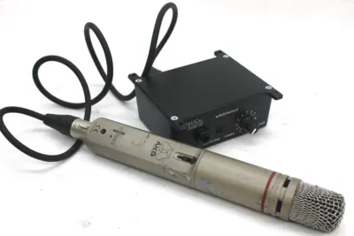 Whirlwind HAUCXL Under Counter  Headphone Amplifier Control Box, W/ AKG C1000 S  Microphone