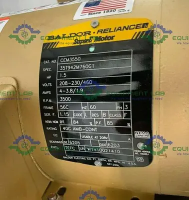 USED RADIATION PROTECTION SYSTEMS SP-1000LVVFDSP 1000 CFM HEPA VENTILATION UNIT 120/230V WITH 1.5 HP MOTOR