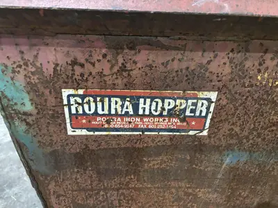72" X 60" X 48" SCRAP HOPPER: STOCK #22911