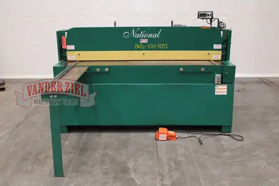 Used NATIONAL NH7225 Power Squaring Shears (Inch) Michigan US | Vander Ziel Machinery Sales #1302661