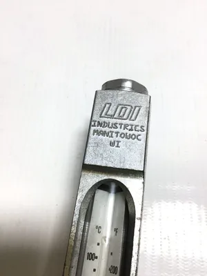 LDI Industries G1620 Series Back Mount Sight Temperature Gauge 100°C 200°F
