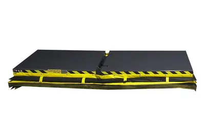 2,000 LBS UNI-CRAFT PASS THROUGH  DUAL SIDED UPENDER WITH ROLLERS : STOCK #21936