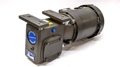 110047.00,F721B-40K-B5-J | Leeson 110047.00 Electric Motor w/Boston Gear F721B-40K-B5-J Speed Reducer - Used