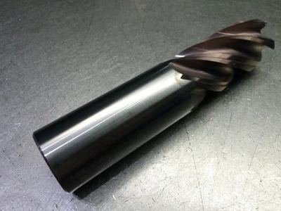 Kyocera/SGS 1" 5 Flute Carbide CR Endmill 1" Shank .190" R 37156 (LOC1178D)