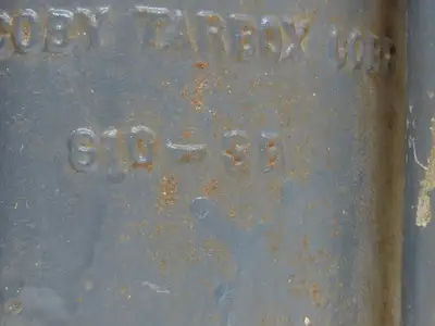 Jacoby Tarbox 910-3B Dual Sight Glass Flow Indicator Flap Check Valve 3" Flanged