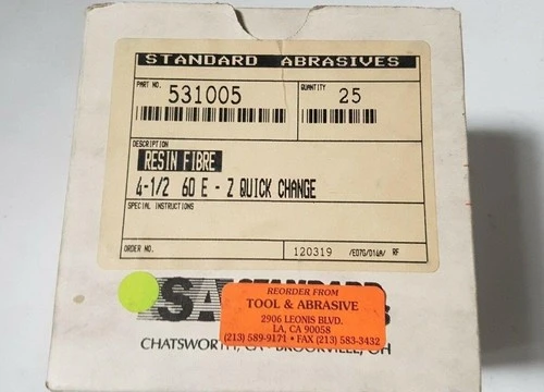 NEW Standard Abrasives Does Not Apply