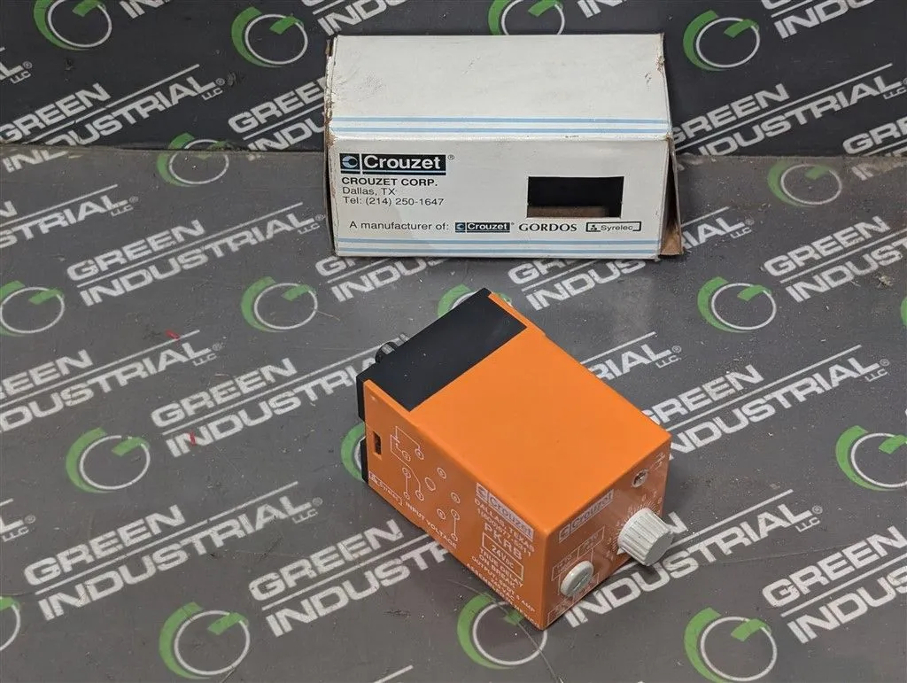 Crouzet Syrelec PKRB-24D Adjustable Time Delay Relay New NIB