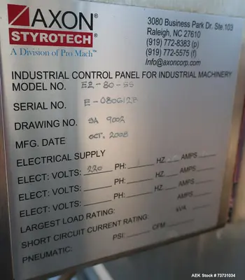 Used AXON EZ-80 SS Shrink Tunnels Illinois US | Aaron Equipment #1515461