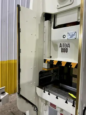 88 TON AIDA MODEL #DSF-N1-800 GAP FRAME PRESS: YOBRO #25102