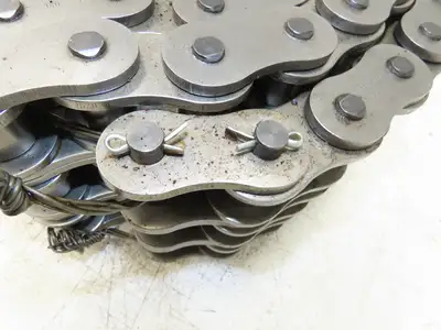 Renold 140 -3 V 3 Strand Roller Chain 1-3/4" Pitch Riveted 1" Rollers 10 Feet