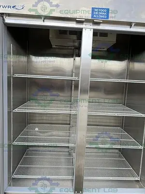 USED VWR GTVWG49FSSA STAINLESS STEEL DOUBLE DOOR FREEZER - 25°C 49 CU, FT.