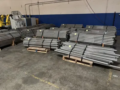 500 feet of 60" powered conveyor in like new condition
