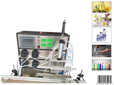 Peristaltic Filler 4x1500 Conveyor & Capper Combo #35071