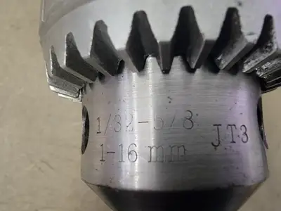 Tool Holder w/ 1/32-5/8" Drill Chuck JT3