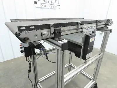 MK North America GUF-P 2000 Belt Conveyor 400x 1100mm 115V Variable Speed 41-46H