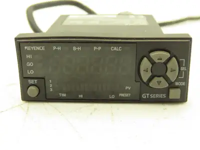 Keyence GT-75A Contact Sensor Amplifier Panel Mount Led Display