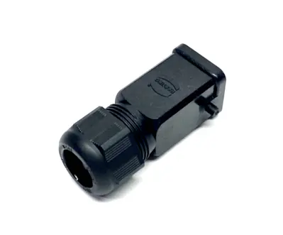 19200030417,Han 3A-HTE | Harting 19200030417 Han 3A-HTE Cable Gland Connector Hood 9-17mm, Black LOT OF 6 - New Other
