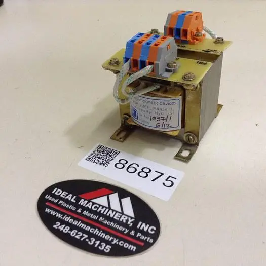 Used ELECTRO MAGNETIC DEVICES 225P/226P Transformers Michigan US | Ideal Machinery #584365