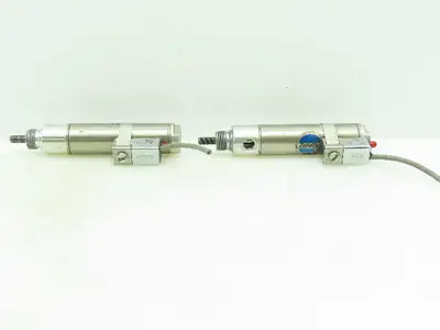 Bimba Mfg. M-061.5-D Pneumatic Cylinder 7/8x1.5" OL W/Magnetic Reed Switch 2 Lot