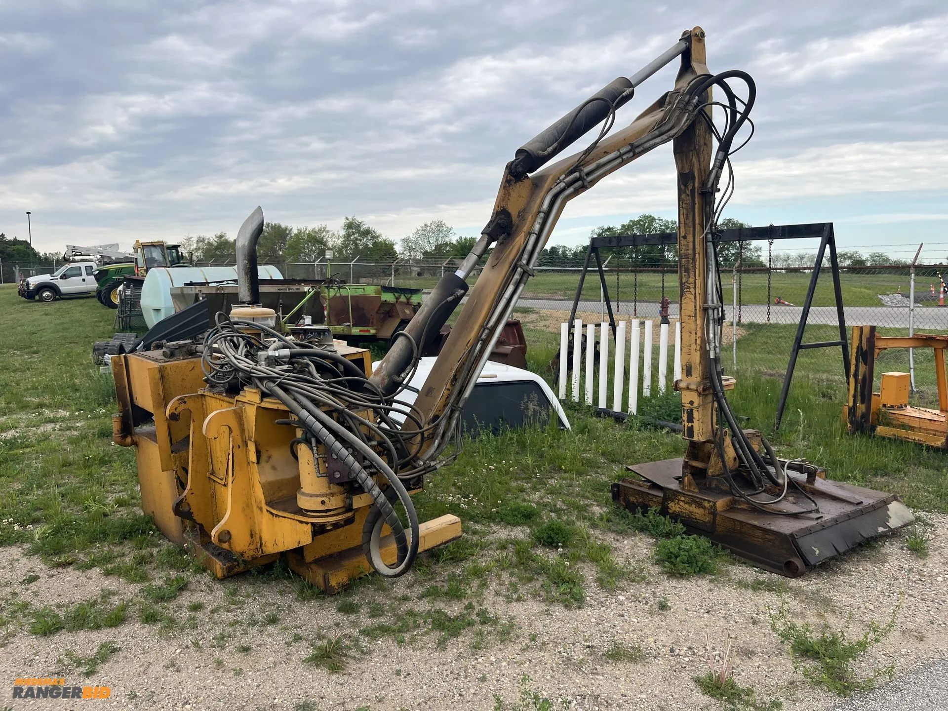 USED TIGER CUSTOM BUILT LOADER BOOM MOWER