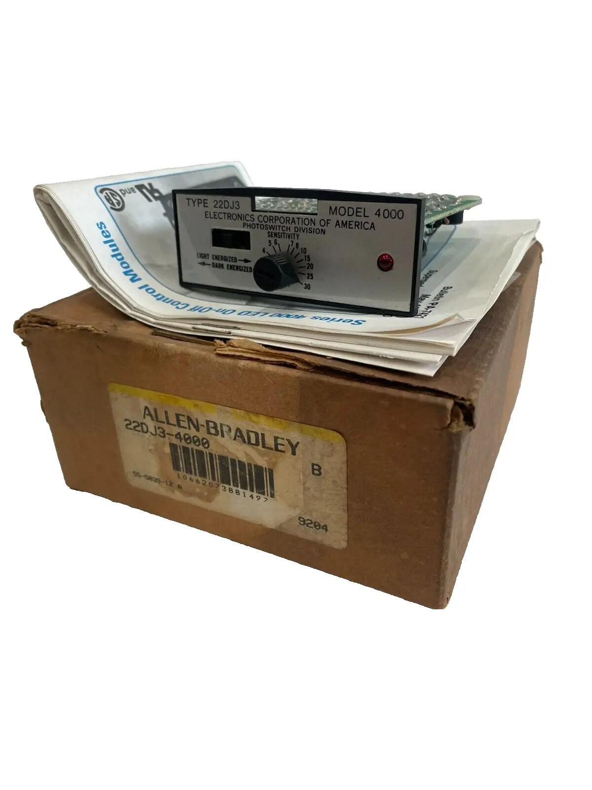 ALLEN BRADLEY 22DJ3-4000 CONTROL MODULE 22DJ34000 NEW, SURPLUS