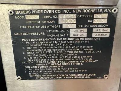 Used BAKER'S PRIDE DS-805 Ovens Missouri US | BAM Discount Restaurant Equipment #1415491