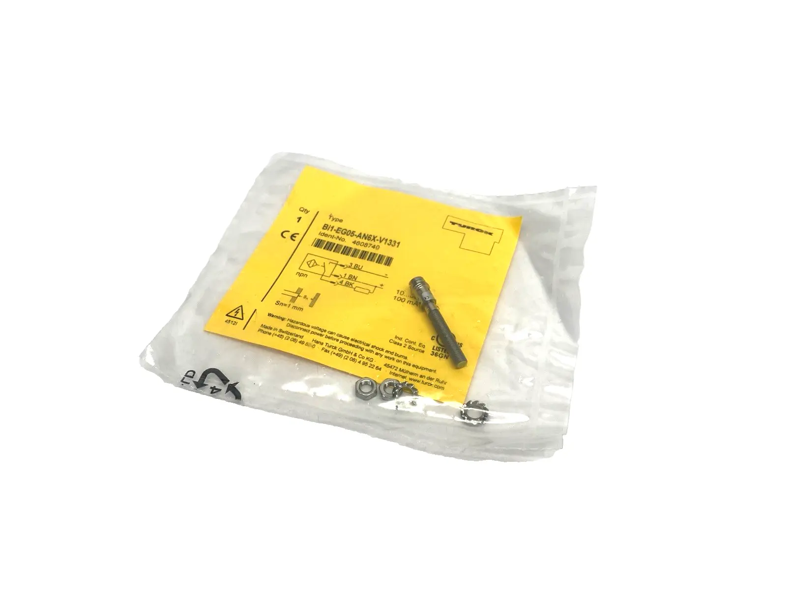 New | in-Stock Turck 4608740 Proximity Sensors Michigan US | Maverick Industrial Sales #1389218