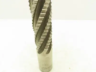 Brubaker Tool 93877 Acculead 6 Flute Coarse Pitch Rougher 1.25 DIA X 4" LOC