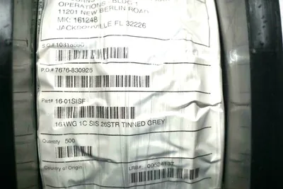 NEW HOUSTON WIRE & CABLE 16AWG