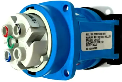 NEW MELTRIC CORP. 63-10043-080 DSN RECEPTACLE ANGLE BOX 20AMP 6310043080