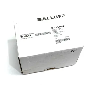 New | in-Stock Balluff SmartLight Mounting Base Accessory Aluminum, BAM MB-NI-017-100-1 Light Source Equipment Michigan US | Maverick Industrial Sales #1468157