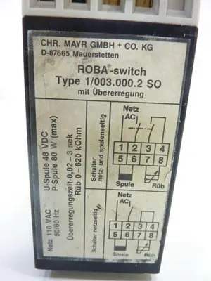 USED MAYR 1/003.000.2