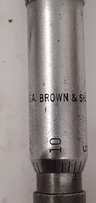 USED BROWN & SHARPE INSIDE MICROMETER