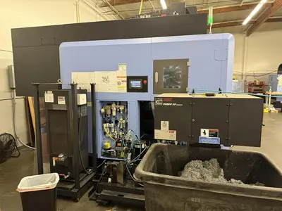 2023 Doosan Mdl DVF-5000 5 Axis CNC Vertical Machining Center w/ 12 Pallet AWC