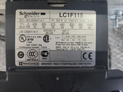NEW Schneider Electric LC1F115